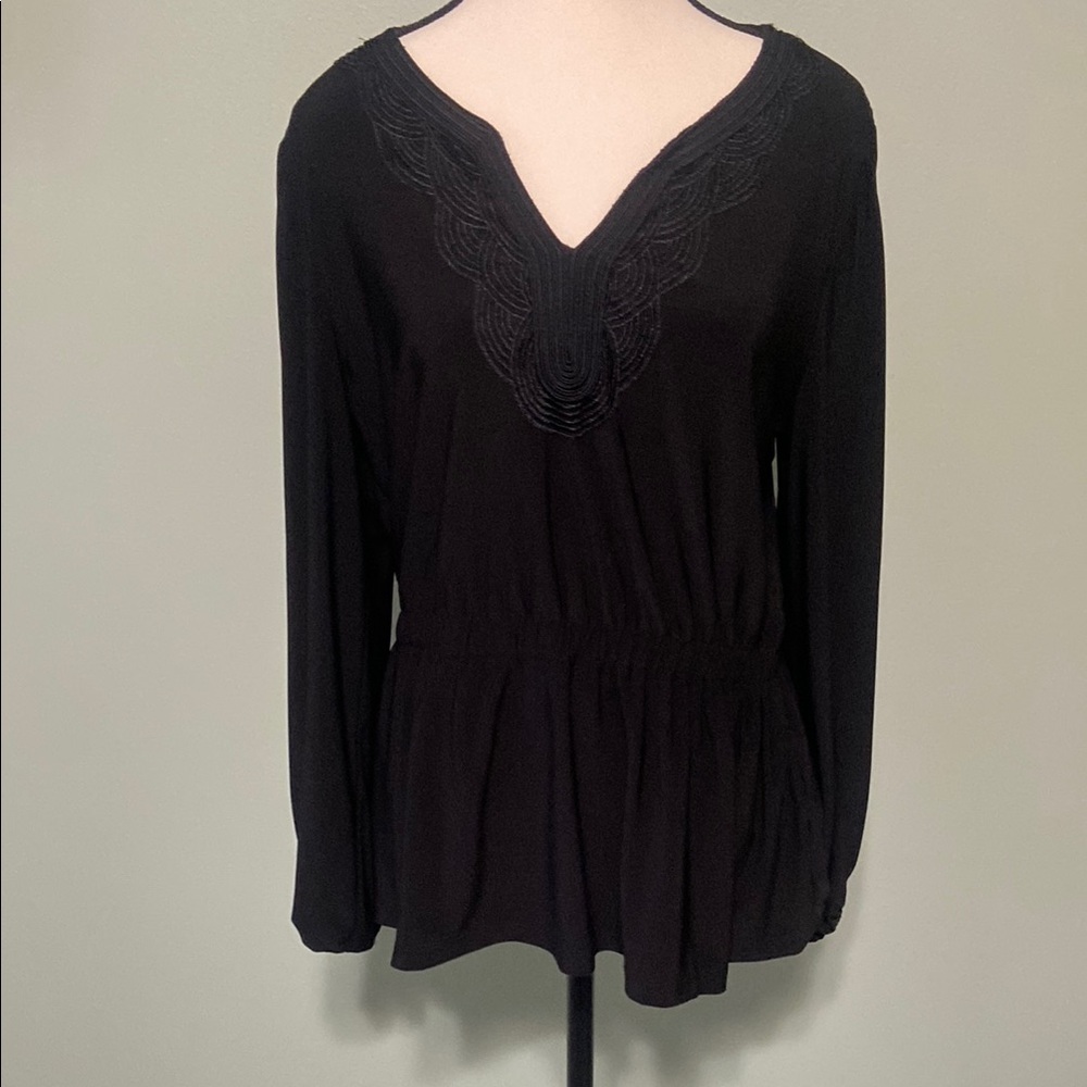 Elegant Black Women's Top